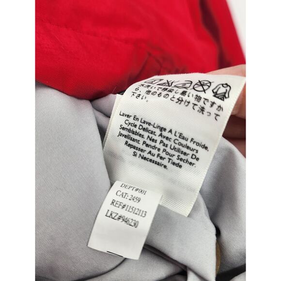 Eddie Bauer Red Water Repellent Windbreaker Jacket Men’s Size XXL - Picture 7 of 11